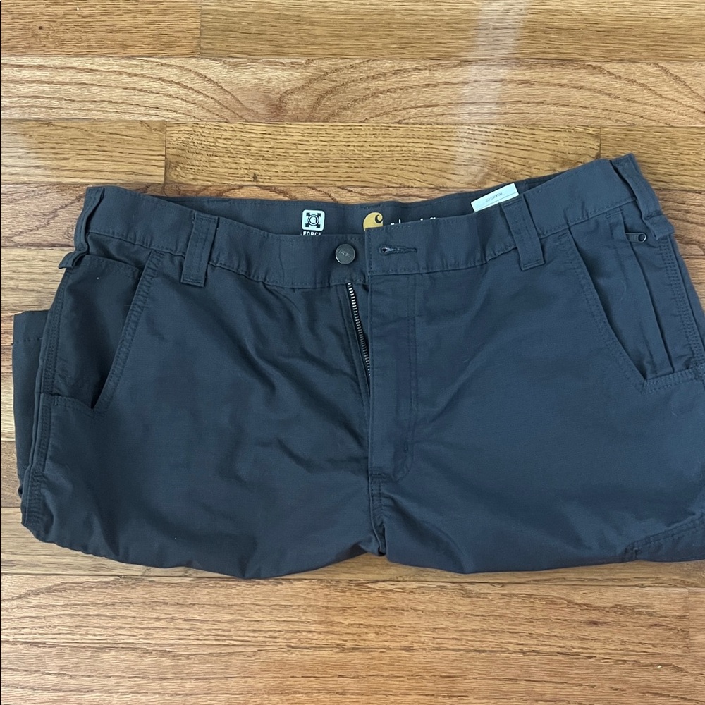 Carhartt Gray Relaxed Fit Cargo Shorts